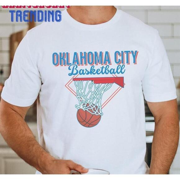 Other - Oklahoma City Basketball Shirt 80S Style Nba Apparel 90S Retro Tshirt